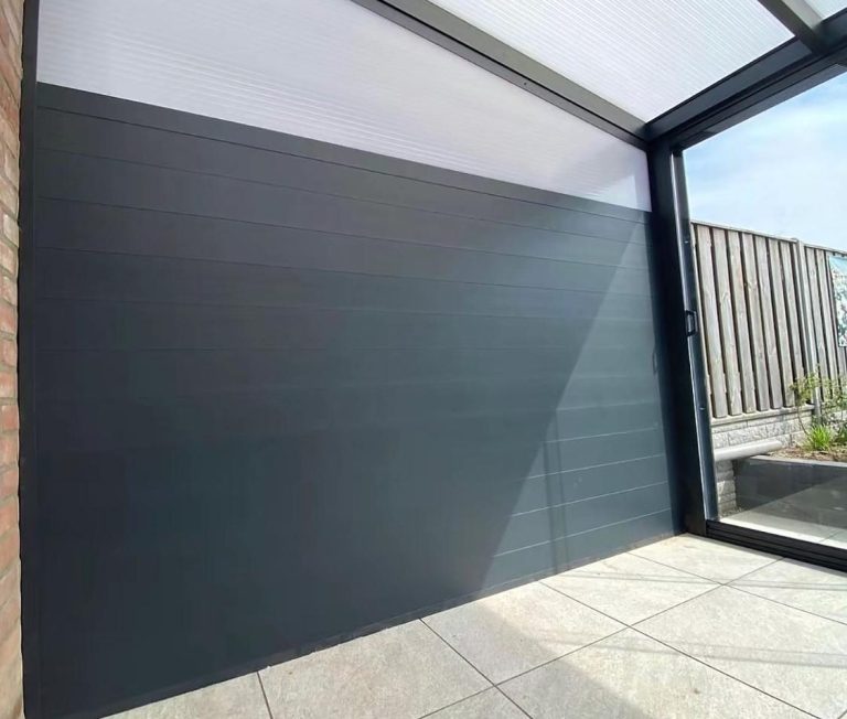 Seitenwände Alupaneele, Polycarbonat, Sandwichplatten, paneele, Feste Glaselemente